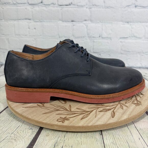 Polo Ralph Lauren Torrington NT Navy Blue Leather Oxford Bucks Size 9 D Shoes main image 12